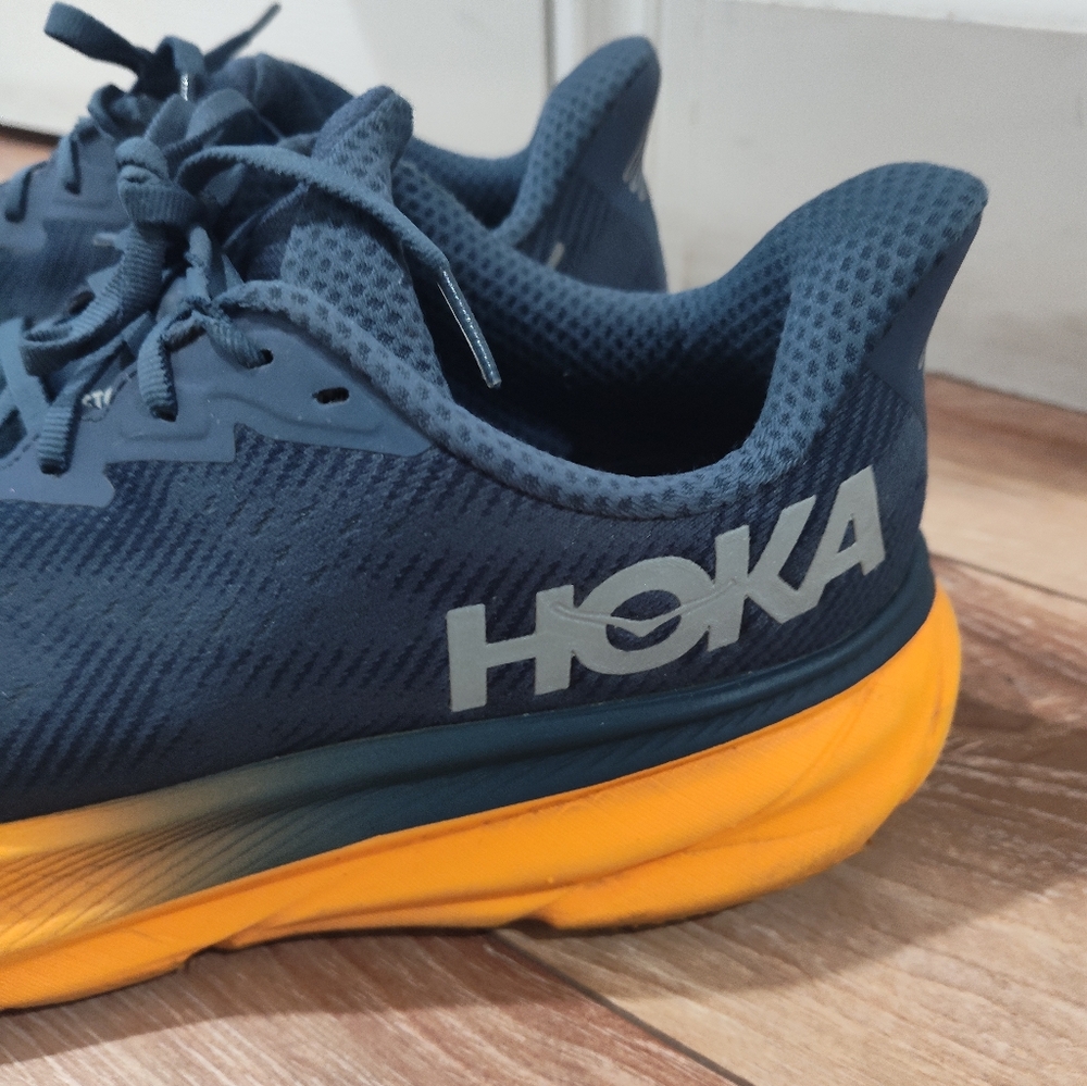 Hoka Men's Navy and Orange Athletic Shoes - Picture 14 of 16
